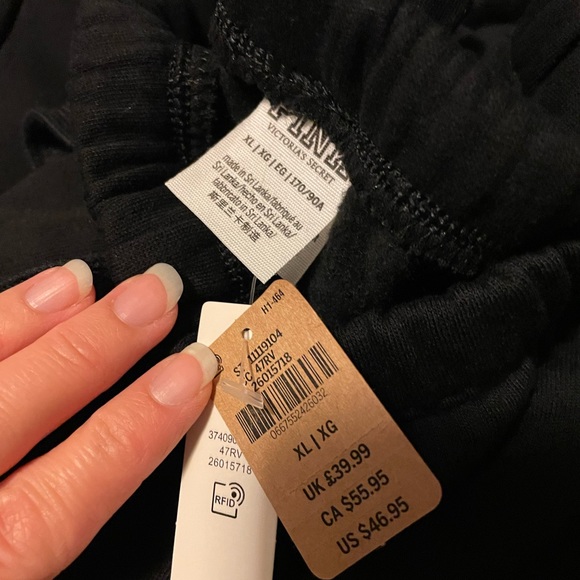 Black pink sweat pants xl - Picture 3 of 3